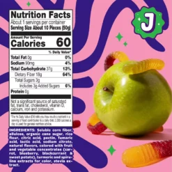 JOYRIDE Low Sugar Sour Worms - 1.8 oz. - Assorted -Camp Kitchen Sales Store 0006f9d1 5968 486b 85e0 afbd4ed4e11d