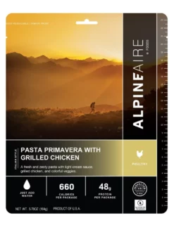 AlpineAire Foods Pasta Primavera with Grilled Chicken - 1 Serving - None