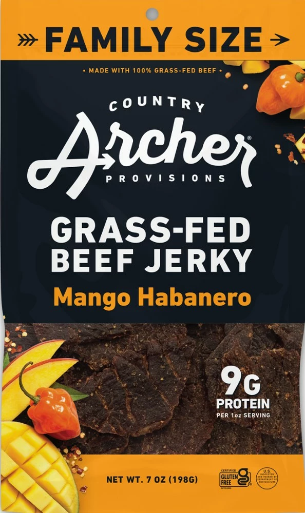 Country Archer Jerky Co. Grass-Fed Beef Jerky - 7 oz. 3 Country Archer Jerky Co. Grass-Fed Beef Jerky - 7 oz.