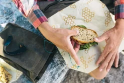 Bee's Wrap Sandwich Wrap - Honeycomb Print - None -Camp Kitchen Sales Store 05fb5c2f bec4 41a4 8d99 ce7e4af7d4b8