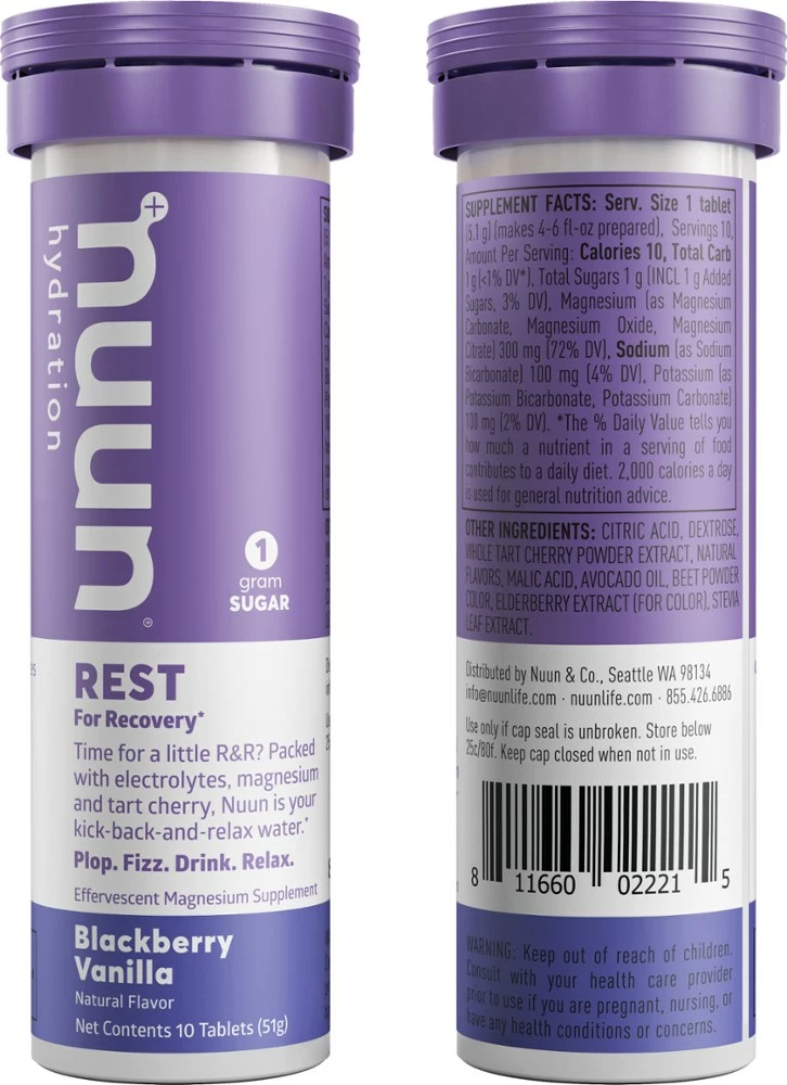 NUUN Rest Hydration Tablets - 10 Servings 4 NUUN Rest Hydration Tablets - 10 Servings - Image 2