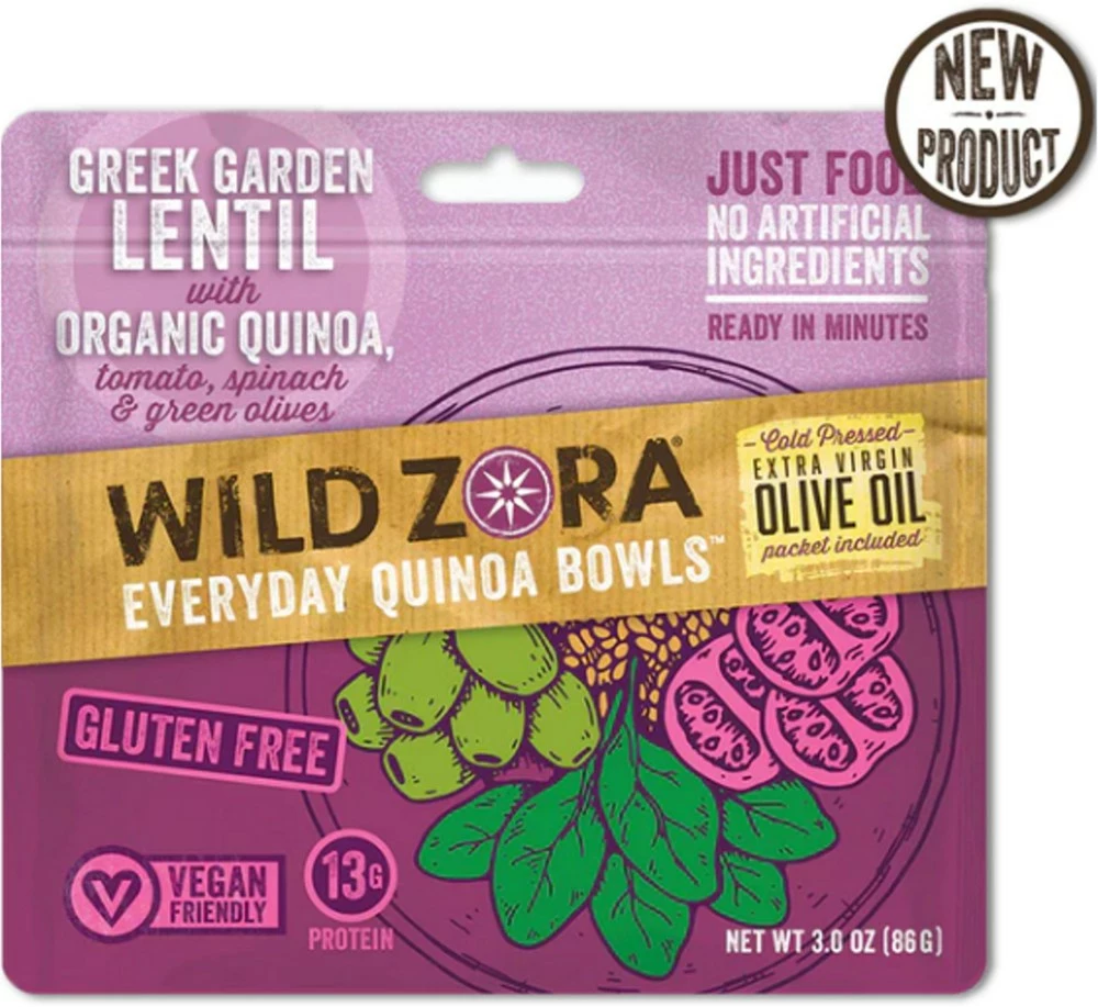Wild Zora Greek Garden Lentil Quinoa Bowl - 1 Serving - None 3 Wild Zora Greek Garden Lentil Quinoa Bowl - 1 Serving - None