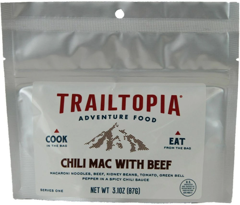 Trailtopia Chili Mac with Beef - 1 Serving - None 3 Trailtopia Chili Mac with Beef - 1 Serving - None