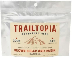 Trailtopia Brown Sugar and Raisin Oatmeal - 1 Serving - None