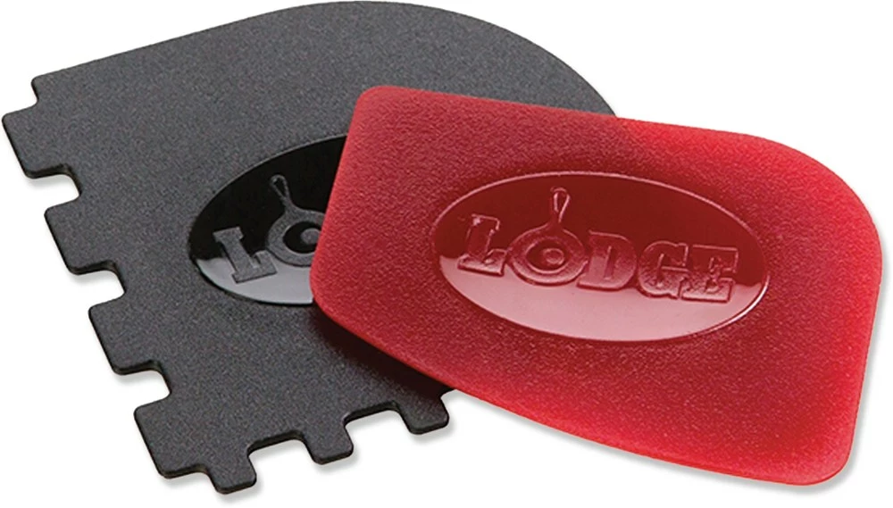 Lodge Scraper Combo - Black/Red 3 Lodge Scraper Combo - Black/Red