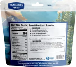 Backpacker's Pantry Summit Breakfast Scramble - 1 Serving - None -Camp Kitchen Sales Store 1c1369be eee3 4000 8320 46b9cd59165b