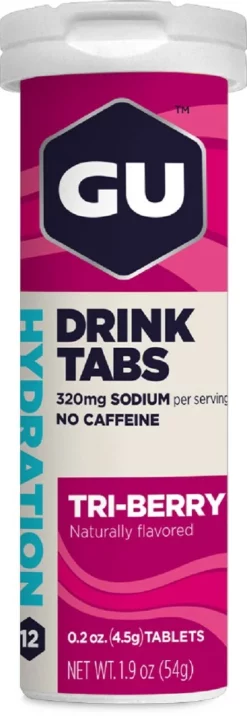 GU Hydration Drink Tabs - 12 Servings -Camp Kitchen Sales Store 2c6f7926 d198 4905 b032 dbc983b8b90a