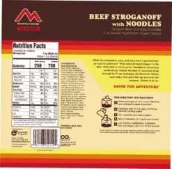 Mountain House Classic Beef Stroganoff - 3 Servings 6 Mountain House Classic Beef Stroganoff - 3 Servings -Camp Kitchen Sales Store 2e4fa147 174d 493a a7ff 17de4655fe08