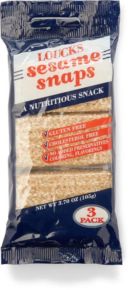 Loucks Sesame Snaps - Package of 3 - None 3 Loucks Sesame Snaps - Package of 3 - None