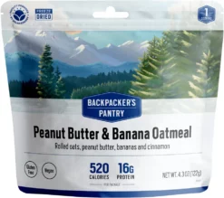 Backpacker's Pantry Peanut Butter Banana Oatmeal - 1 Serving - None