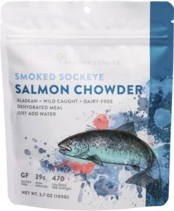 Heather's Choice Smoked Sockeye Salmon Chowder - 1 Serving - None