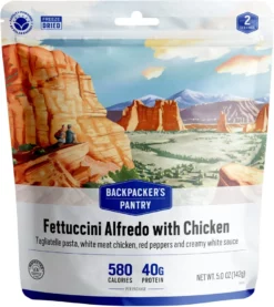 Backpacker's Pantry Fettuccini Alfredo with Chicken - 2 Servings - None