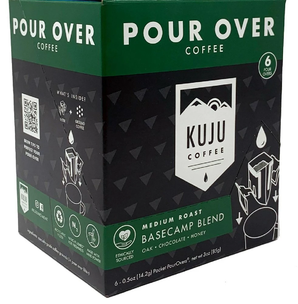Kuju Coffee Single-Serve Pour Over Coffee - Package of 6 4 Kuju Coffee Single-Serve Pour Over Coffee - Package of 6 - Image 2