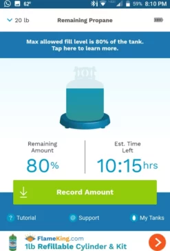 Flame King Smart Propane Scale - Blue -Camp Kitchen Sales Store 40f2a99b d9f1 47a7 a82f 372e488ace6a