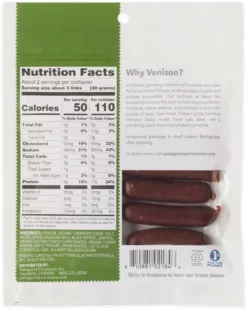 Patagonia Hawaiian Wild Venison Links - Lightly Smoked -Camp Kitchen Sales Store 451b0756 3133 48d1 aa1a 46d4df5777a3