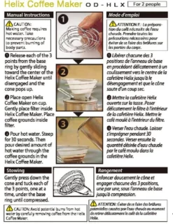 Soto Helix Coffee Maker - Stainless Steel -Camp Kitchen Sales Store 4a6f95d5 ec02 4a98 b2b6 7d50ae4d42ee