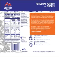 Mountain House Fettuccine Alfredo with Chicken - 2 Servings -Camp Kitchen Sales Store 4c9350ed cf2a 4d29 ba24 36ebba969fd7