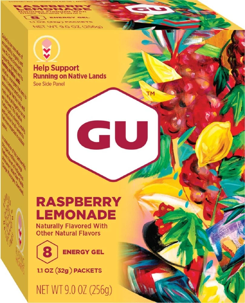 GU Special Edition Energy Gel - Package of 8 - Raspberry Lemonade 3 GU Special Edition Energy Gel - Package of 8 - Raspberry Lemonade