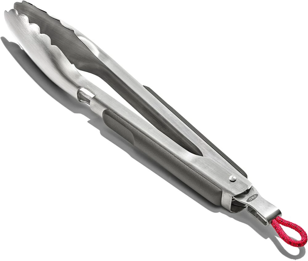 OXO Stainless-Steel 10.5" Tongs with Bottle Opener - None 7 OXO Stainless-Steel 10.5" Tongs with Bottle Opener - None - Image 5