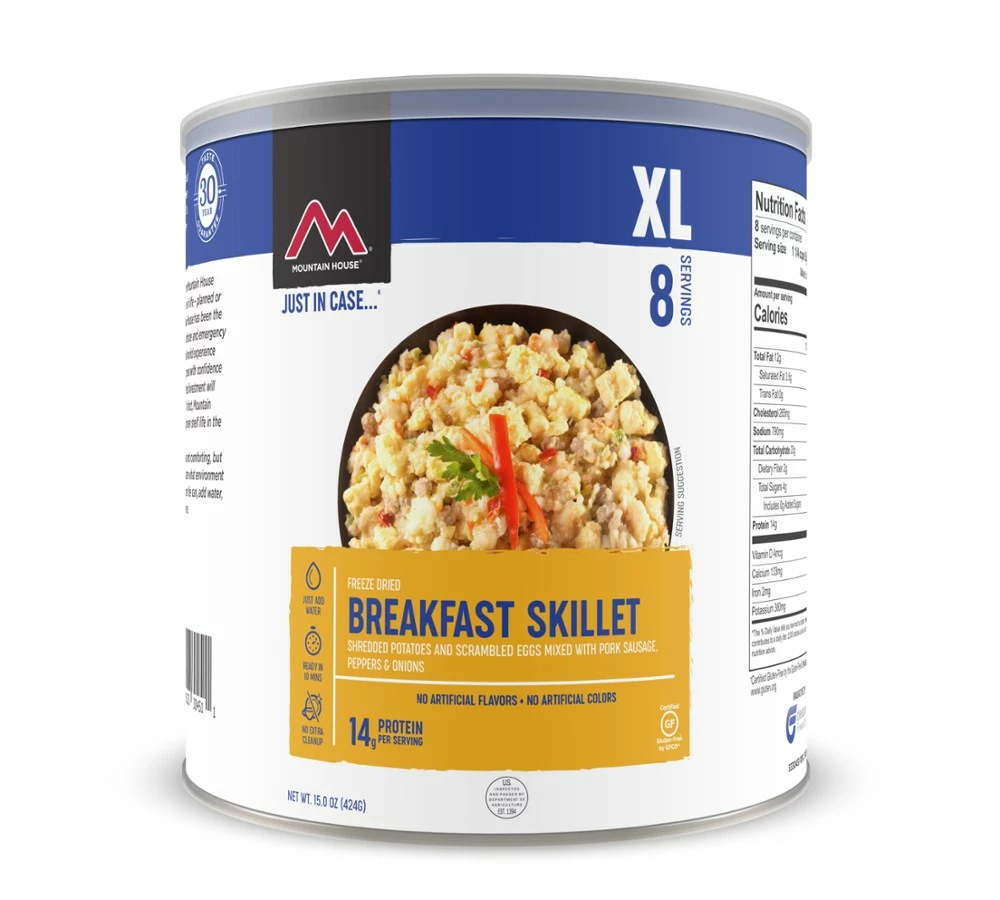 Mountain House Breakfast Skillet XL - 8 Servings - None 3 Mountain House Breakfast Skillet XL - 8 Servings - None