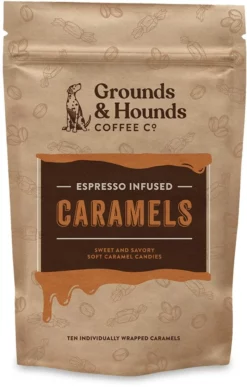 Grounds & Hounds Coffee Co. Espresso Infused Caramels - None