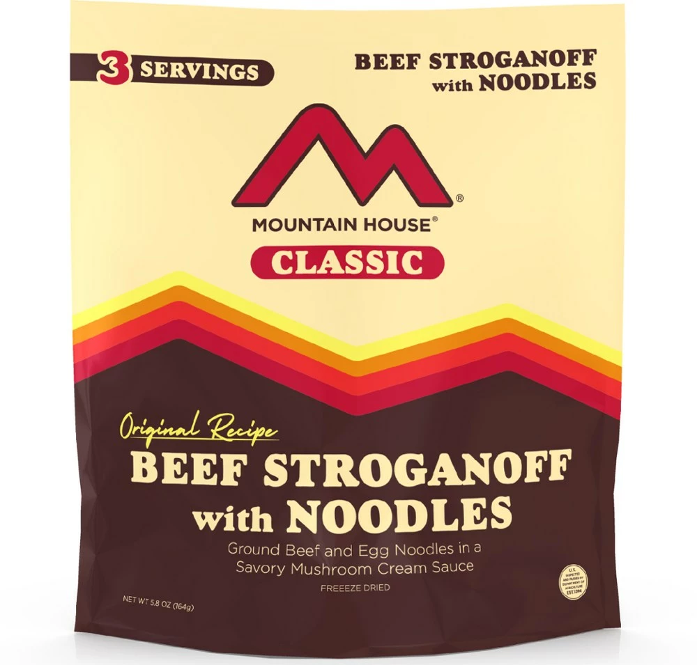 Mountain House Classic Beef Stroganoff - 3 Servings 3 Mountain House Classic Beef Stroganoff - 3 Servings