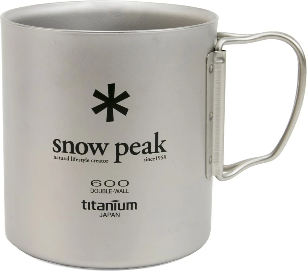 Snow Peak Titanium Double Wall 600 Mug 3 Snow Peak Titanium Double Wall 600 Mug