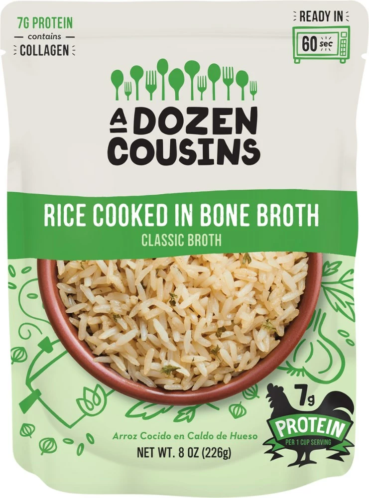 A Dozen Cousins Rice Cooked in Bone Broth - 1 Serving 3 A Dozen Cousins Rice Cooked in Bone Broth - 1 Serving