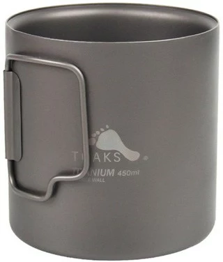 TOAKS Titanium Double Wall 450ml Cup 3 TOAKS Titanium Double Wall 450ml Cup