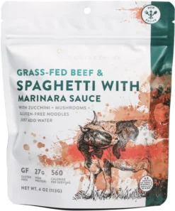 Heather's Choice Mom's Spaghetti with Beef and Marinana Sauce - 1 Serving - None