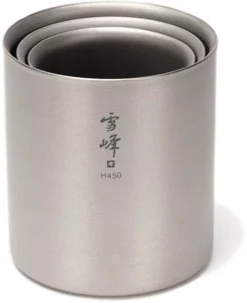 Snow Peak Ti-Double H450 Stacking Mug -Camp Kitchen Sales Store 76d2b07d c26a 4984 bd1f 58422cd7e87b