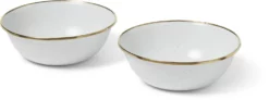 Barebones Enamelware Bowls - Package of 2 - Eggshell -Camp Kitchen Sales Store 7b01193e b139 49a0 aed4 369517bb71fb