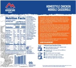 Mountain House Homestyle Chicken Noodle Casserole - 2 Servings -Camp Kitchen Sales Store 7f2a2b94 3089 48f7 bc75 9e01b925969a
