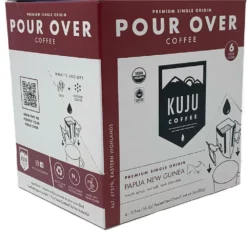 Kuju Coffee Single Origin Single-Serve Pour Over Coffee - Package of 6 -Camp Kitchen Sales Store 91c2889b e22d 44ff 9894 ffaa15e88cad