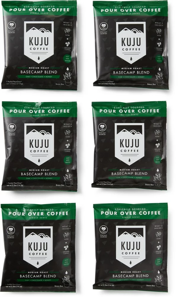 Kuju Coffee Single-Serve Pour Over Coffee - Package of 6 5 Kuju Coffee Single-Serve Pour Over Coffee - Package of 6 - Image 3