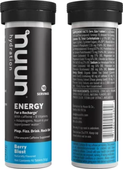 NUUN Energy Hydration Tablets - 10 Servings -Camp Kitchen Sales Store 97bac623 02f4 4b00 a7ec 413edd860ea5