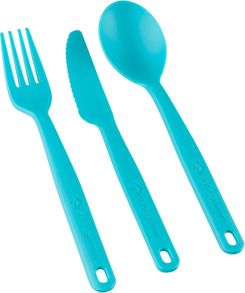 Sea to Summit Camp Cutlery 3-Piece Set - Pacific Blue 3 Sea to Summit Camp Cutlery 3-Piece Set - Pacific Blue
