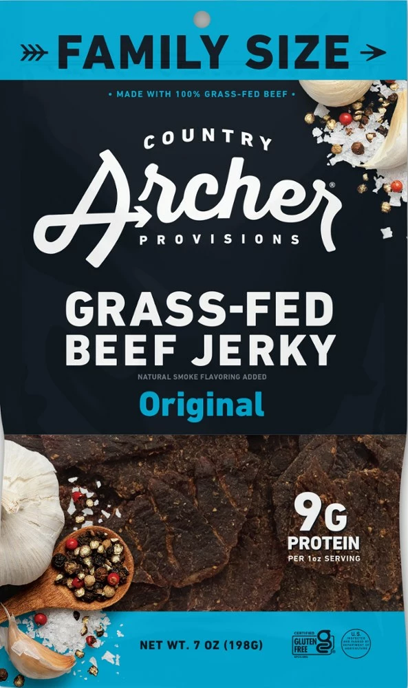 Country Archer Jerky Co. Grass-Fed Beef Jerky - 7 oz. 4 Country Archer Jerky Co. Grass-Fed Beef Jerky - 7 oz. - Image 2