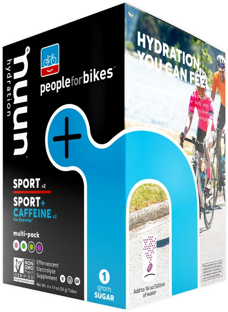 NUUN Sport People for Bikes Mixed Hydration Tablets - Package of 4 6 NUUN Sport People for Bikes Mixed Hydration Tablets - Package of 4 - Image 4