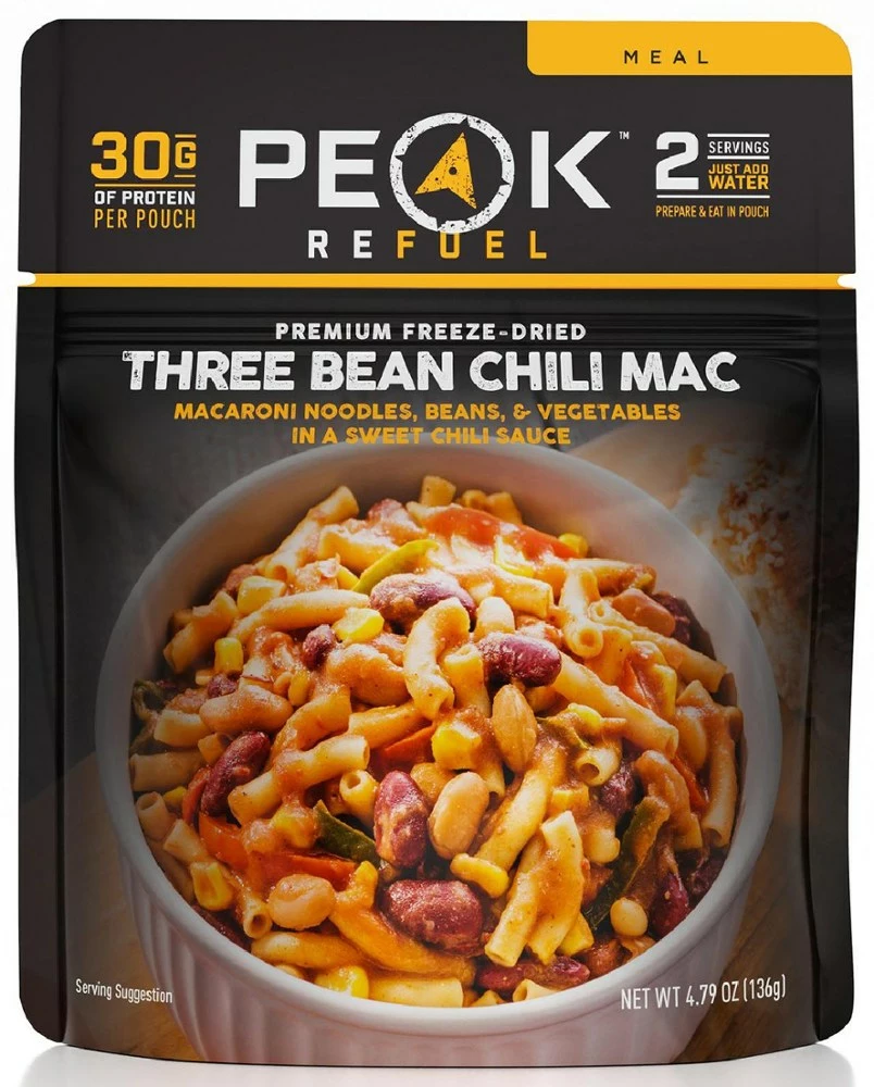 PEAK REFUEL Three Bean Chili Mac - 2 Servings 3 PEAK REFUEL Three Bean Chili Mac - 2 Servings