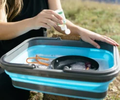 SOL Flat Pack Collapsible Sink - 16 Liters -Camp Kitchen Sales Store b986eee9 317e 4d8a bbb9 7a50a2cf59e3