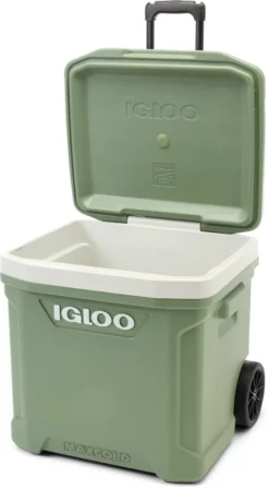 Igloo ECOCOOL Roller Cooler - 60 qts. - Sage Green -Camp Kitchen Sales Store c2e95a02 6f57 40e1 9ff7 38f0a1e47f31