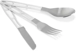 GSI Outdoors Glacier 3-Piece Stainless Cutlery Set