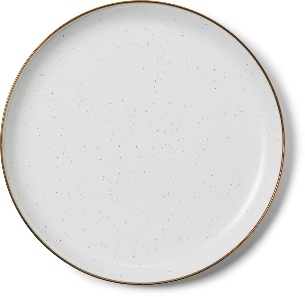 Barebones Enamelware Plates - Package of 2 - Eggshell 5 Barebones Enamelware Plates - Package of 2 - Eggshell - Image 3