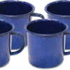 Mountain Summit Gear Classic Blue Enamel Mug - 12 fl. oz. - Set of 4 -Camp Kitchen Sales Store d2e998bb 9878 4d8f 8f27 33872b0d8f46
