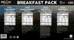 PEAK REFUEL Peak Breakfast Pack 2.0 - 12 Servings - None -Camp Kitchen Sales Store dacb6d51 8438 4830 8842 9f45c02f323b