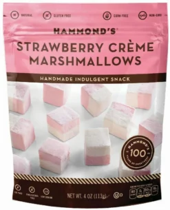 Hammond's Candies Strawberry Creme Marshmallows - None