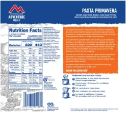 Mountain House Pasta Primavera - 2 Servings -Camp Kitchen Sales Store e68bee6a c027 41b6 b65f b9ca6a1c0e16