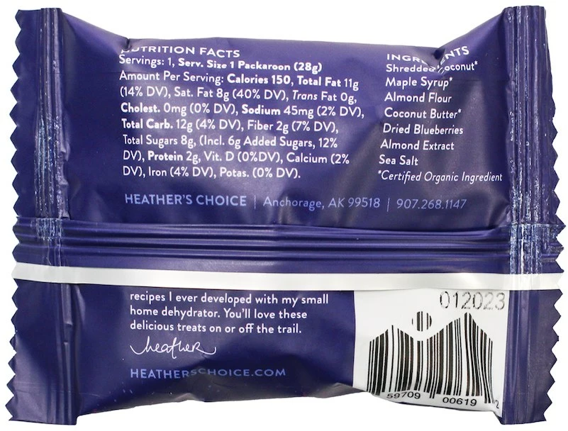 Heather's Choice Packaroons - 1 Serving 4 Heather's Choice Packaroons - 1 Serving - Image 2