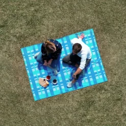 CGear Multimats Sand-Free Picnic Mat - Blue Check -Camp Kitchen Sales Store f1112e17 7d96 4967 988e f820285013eb